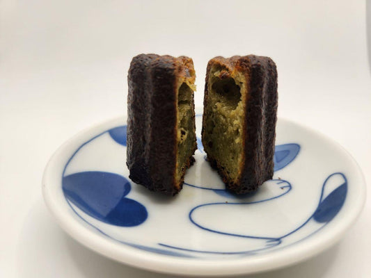 Matcha Canelé | Copper Baked | Ultra-Crisp Caramelized Crust | 6+ Pastries | Ugandan Vanilla Beans | Japanese Matcha / French Pastries